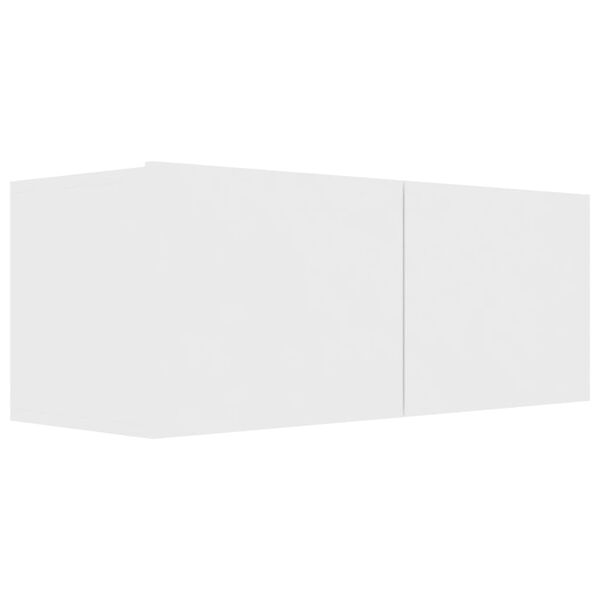 vidaXL Meubles TV 3 pcs Blanc Bois d'ingénierie