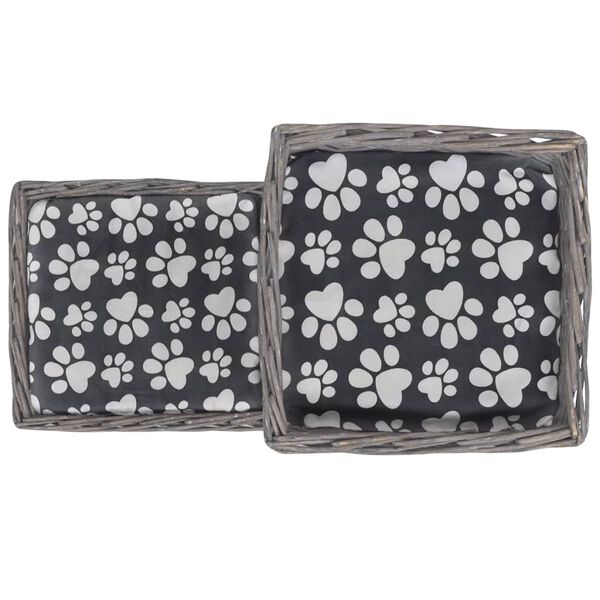 vidaXL Arbre/maison/ch&acirc;teau &agrave; chat avec coussin Saule