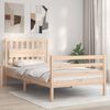 vidaXL Cadre de lit sans matelas 100x200 cm bois massif