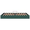 vidaXL Lit de Rangement avec matelas Vert fonc&eacute; 140 x 190 cm Velours