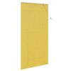 vidaXL Store enrouleur avec des rideaux Jaune 110 x 220 cm Bambou