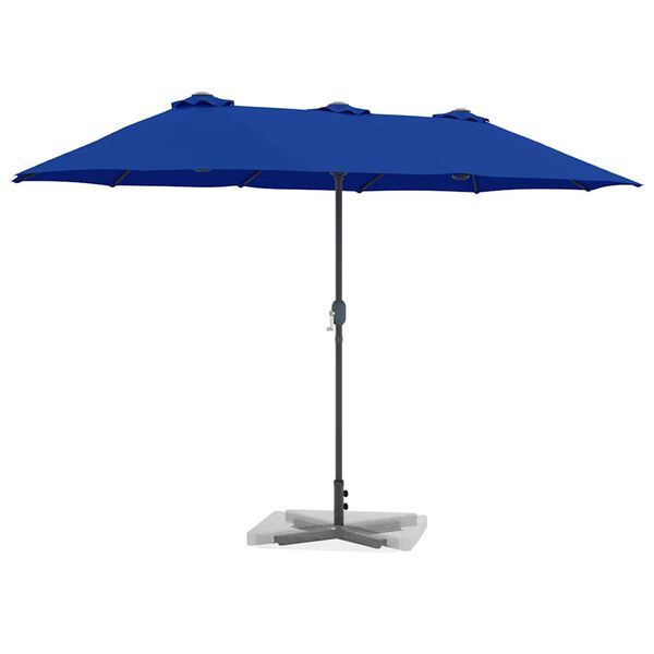 vidaXL Parasol de jardin Azur 370 x 197 x 239 cm