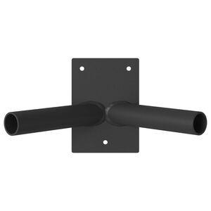 vidaXL Support de Drapeau Noir 10,5 x 7,5 x 0,2 cm Acier