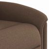 vidaXL Fauteuil inclinable Marron Tissu