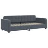 vidaXL Lit de repos gris fonc&eacute; 80x200 cm velours