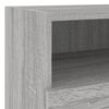 vidaXL Meubles TV muraux 2pcs sonoma gris 40x30x30cm bois d'ing&eacute;nierie
