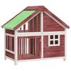 vidaXL Chenil moka 96x60,5x87 cm bois de pin solide
