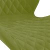 vidaXL Chaise pivotante de bureau Vert clair Velours