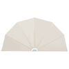 vidaXL Auvent lat&eacute;ral pliable de terrasse Cr&egrave;me 200 cm