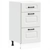 vidaXL Armoire de cuisine Kalmar blanc bois d'ing&eacute;nierie