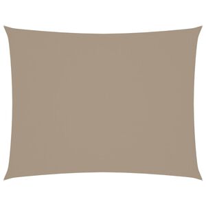 vidaXL Voile de parasol tissu oxford rectangulaire 2x3 m taupe
