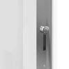 vidaXL Porte Frontale Blanc PVC