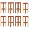 vidaXL Ensemble de bar de jardin 9 pcs Bois d'acacia solide