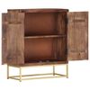 vidaXL Buffet 60 x 30 x 75 cm Bois de manguier massif
