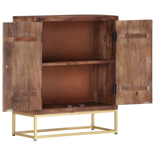 vidaXL Buffet 60 x 30 x 75 cm Bois de manguier massif