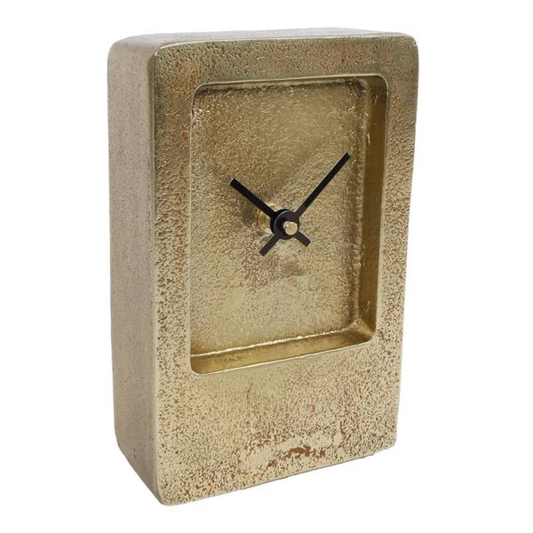 Gifts Amsterdam Horloge de bureau Aluminium Dor&eacute; 11x4,5x17,5 cm