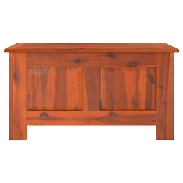 vidaXL Coffre de rangement avec couvercle marron bois massif d'acacia