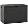 vidaXL Bo&icirc;te de rangement de jardin Anthracite 78x44x55 cm