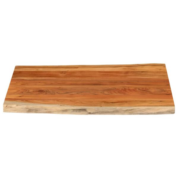 vidaXL Dessus de table 90x80x3,8 cm rectangulaire bois massif d'acacia