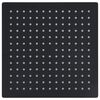 vidaXL Pomme de douche pluie Acier inoxydable 30x30 cm Carrée Noir