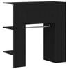 vidaXL Meuble de couloir avec &eacute;tag&egrave;re Ch&ecirc;ne noir 97,5 x 37 x 99 cm