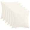 vidaXL Housse de coussin 6 pc HEERLEN Blanc 30 x 30 cm Tissu