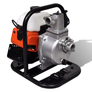 vidaXL Pompe &agrave; eau &agrave; 2 temps &agrave; essence 1,2 kW 0,95 L