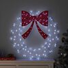 vidaXL Couronne avec 60 LED Blanc froid 76 x 76 x 8,5 cm Acrylique