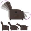 vidaXL Fauteuil inclinable Marron Similicuir