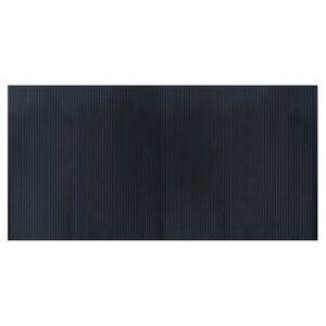 vidaXL Tapis rectangulaire gris 100x200 cm bambou
