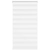 vidaXL Store z&egrave;bre blanc 85x100 cm largeur du tissu 80,9 cm polyester