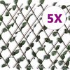vidaXL Cl&ocirc;ture en treillis de saule 5 pcs 180x90 cm