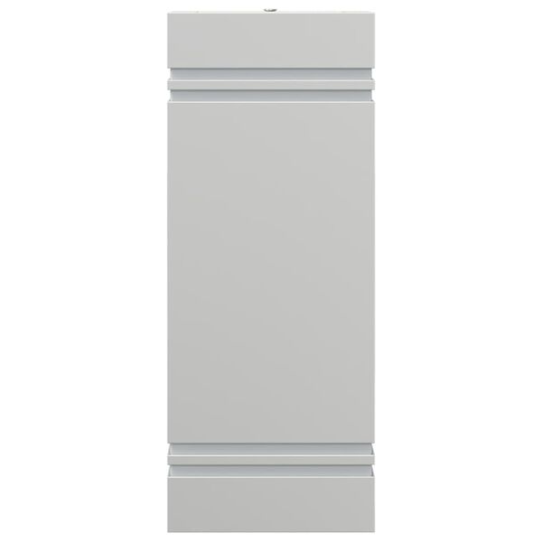 vidaXL Appliques murales d'ext&eacute;rieur 2pcs argent&eacute; acier inoxydable