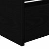 vidaXL Cadre de lit de jour avec tiroirs Ch&ecirc;ne noir 90 x 190 cm