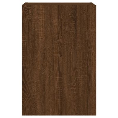 vidaXL Meubles TV muraux 2 pcs chêne marron 40,5x30x60 cm