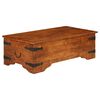 vidaXL Table basse Bois d'acacia solide avec finition miel 110x55x35cm