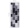 vidaXL Tapis de couloir Gris 80x250 cm