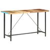 vidaXL Table de bar 180x70x107 cm Bois de r&eacute;cup&eacute;ration solide