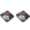 Lot de 2 chauffages solaires pour piscine 735 W