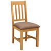 vidaXL Chaise de salle &agrave; manger VENLO 2 pc Bois de ch&ecirc;ne massif