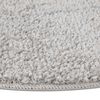 vidaXL Tapis Shaggy Anti-d&eacute;rapant Gris 120 x 120 cm PP
