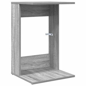 vidaXL Table d'appoint Sonoma gris 40 x 38 x 62,5 cm Bois d'ing&eacute;nierie