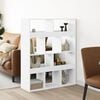 vidaXL Cloison de s&eacute;paration blanc 100x33x125,5 cm bois d'ing&eacute;nierie