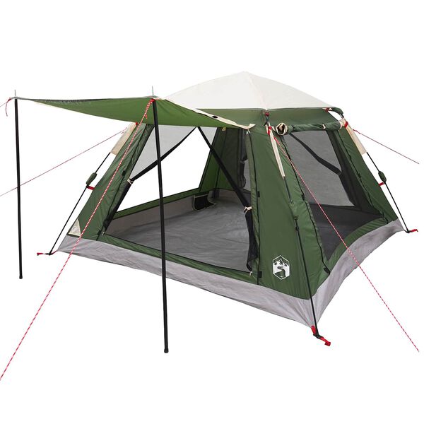 vidaXL Tente Instantan&eacute;e avec stockage Vert 205 x 205 x 143 cm Acier