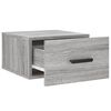vidaXL Table de chevet murale sonoma gris 35x35x20 cm