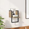 vidaXL &Eacute;tag&egrave;re Murale Ch&ecirc;ne artisan 20 x 25 x 30 cm Bois d'ing&eacute;nierie