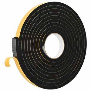 vidaXL Ruban adh&eacute;sif en mousse 10 pc Noir 20mm x 5m Mousse CR