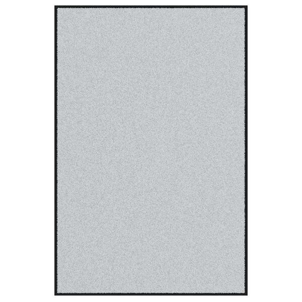 vidaXL Tapis d'entr&eacute;e Autre Gris et Noir 120 x 180 cm