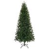 vidaXL Sapin de Noël artificiel Vert 180 cm PVC, PE et acier