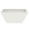 vidaXL Cache-pot de jardin 5 pcs Blanc 35 x 35 x 15 cm
